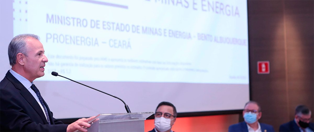 Bento Albuquerque participa do Proenergia 2021 e destaca o crescimento do setor elétrico brasileiro