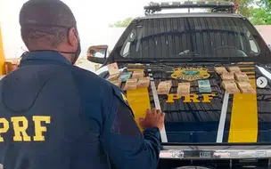 PRF apreende R$ 75 mil em carro durante abordagem na BR 316