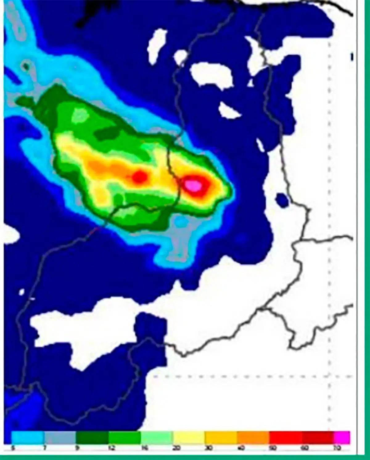 Segundo os mapas da climatologia as chuvas que estão ocorrendo no início desse mês estão dentro da expectativa