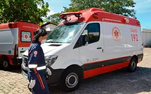 Paciente agride socorrista e danifica ambulância durante resgate em Nazária