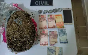 Polícia civil prende dois homens por tráfico de entorpecentes