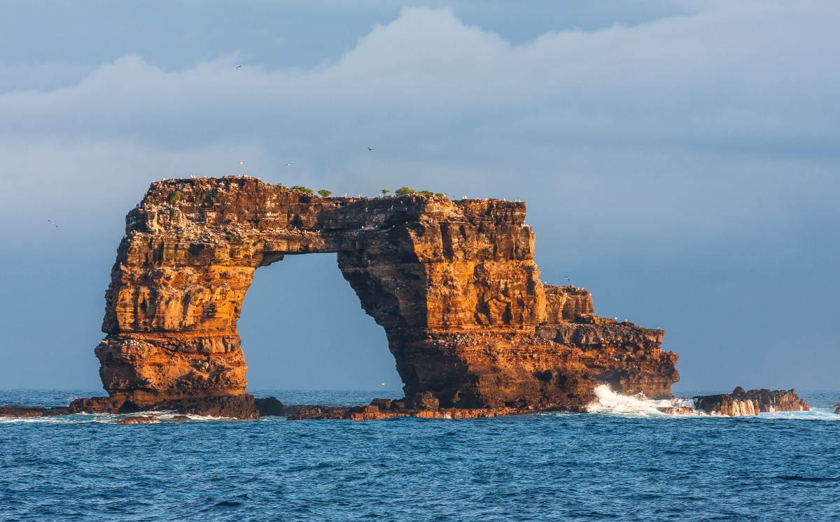 Arco de Darwin antes de desmoronar