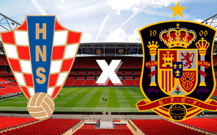 Croácia e Espanha se enfrentam nesta segunda-feira(28) nas oitavas de final