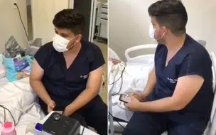 Médico canta para paciente com covid horas antes dela falecer