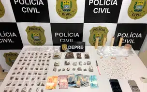 Polícia Civil realiza busca e apreensão de drogas na zona norte de Teresina
