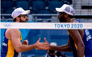 Bruno Schmidt e Evandro são eliminados do torneio de vôlei de praia