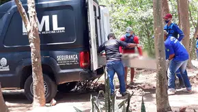 Corpo sendo removido pelo IML de Teresina