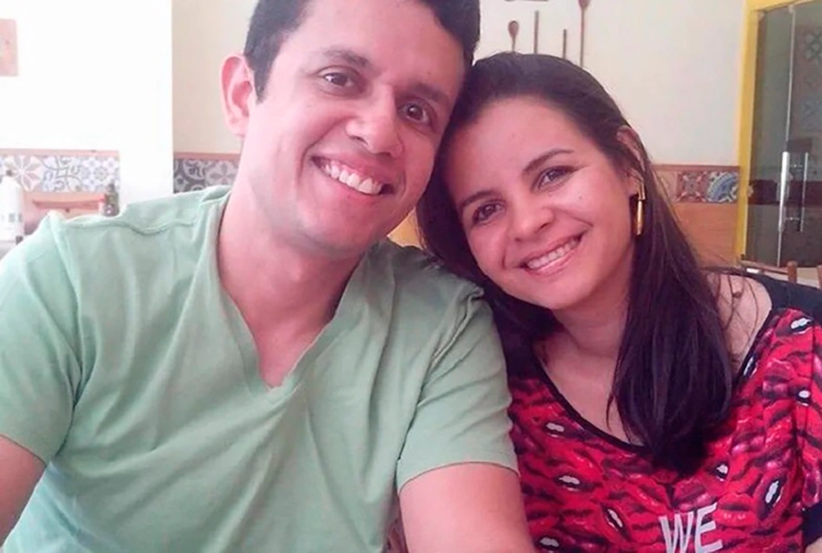José Geovani, uma das vítimas fatais e sua esposa que também estava no veículo no momento do acidente