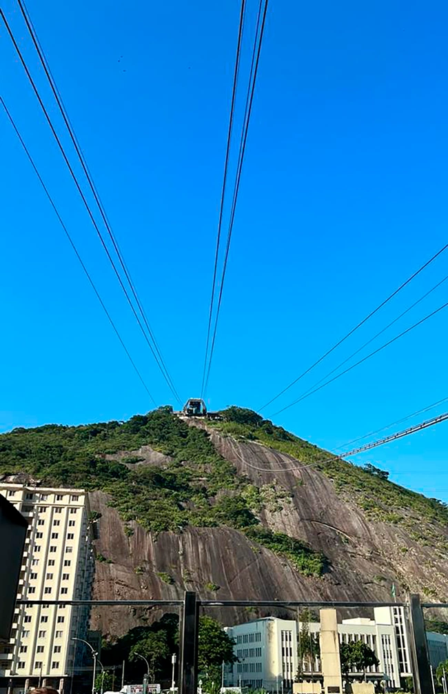 Bondinho no Pão de Açúcar, um dos principais pontos turísticos no Rio de Janeiro