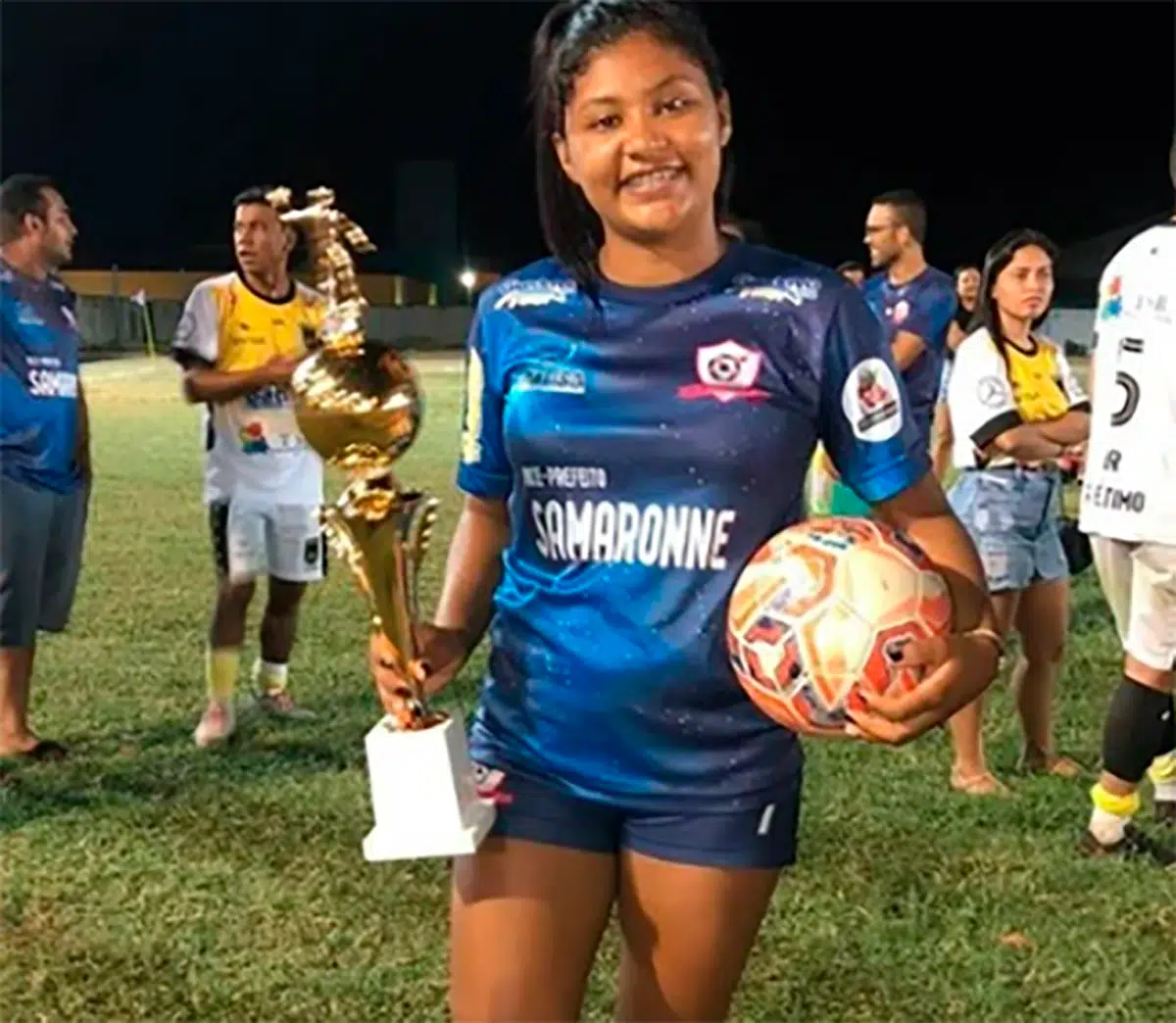 Maria Letycia era jogadora do time de futebol amador Santa Isabel Futebol Clube de Parnaíba