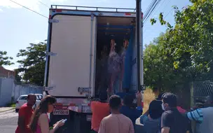 Carga de carne roubada avaliada em R$ 500 mil é recuperada pela polícia