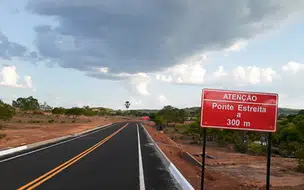 Estrada que dá acesso à barragem Mesa de Pedra está pronta para ser inaugurada
