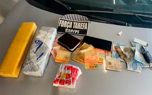 Traficante é preso em flagrante em estacionamento de supermercado