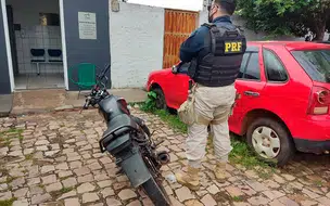 Jovem é preso por receptação e tem moto apreendida pela PRF em Oeiras