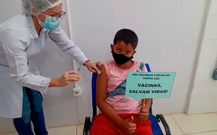 FMS inicia vacinação de crianças de 4 anos com coronavac