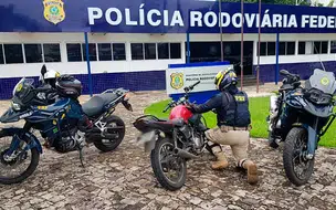 PRF recupera motocicleta roubada  há 3 anos em Teresina