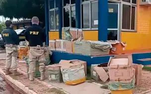 Carga de eletrônicos sem nota avaliada em R$ 100 mil é apreendida pela PRF