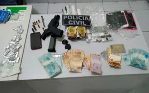 Polícia civil prende cinco pessoas por tráfico no litoral
