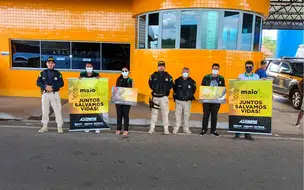 PRF realiza campanha de abertura do Maio Amarelo em Campo Maior