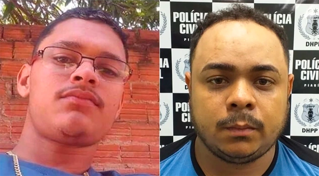 José Henrique Silva à esquerda e seu comparsa foram condenados pela morte do empresário conhecido como Louro