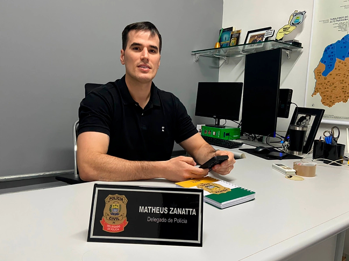 delegado Matheus Zanatta, superintendente de Operações Integradas da SSP