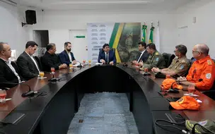 Rafael realiza primeira reunião com as forças de segurança do Estado