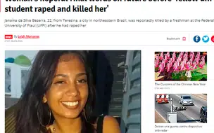 Site Britânico menciona morte de Janaína Bezerra e cita poesias escritas por ela