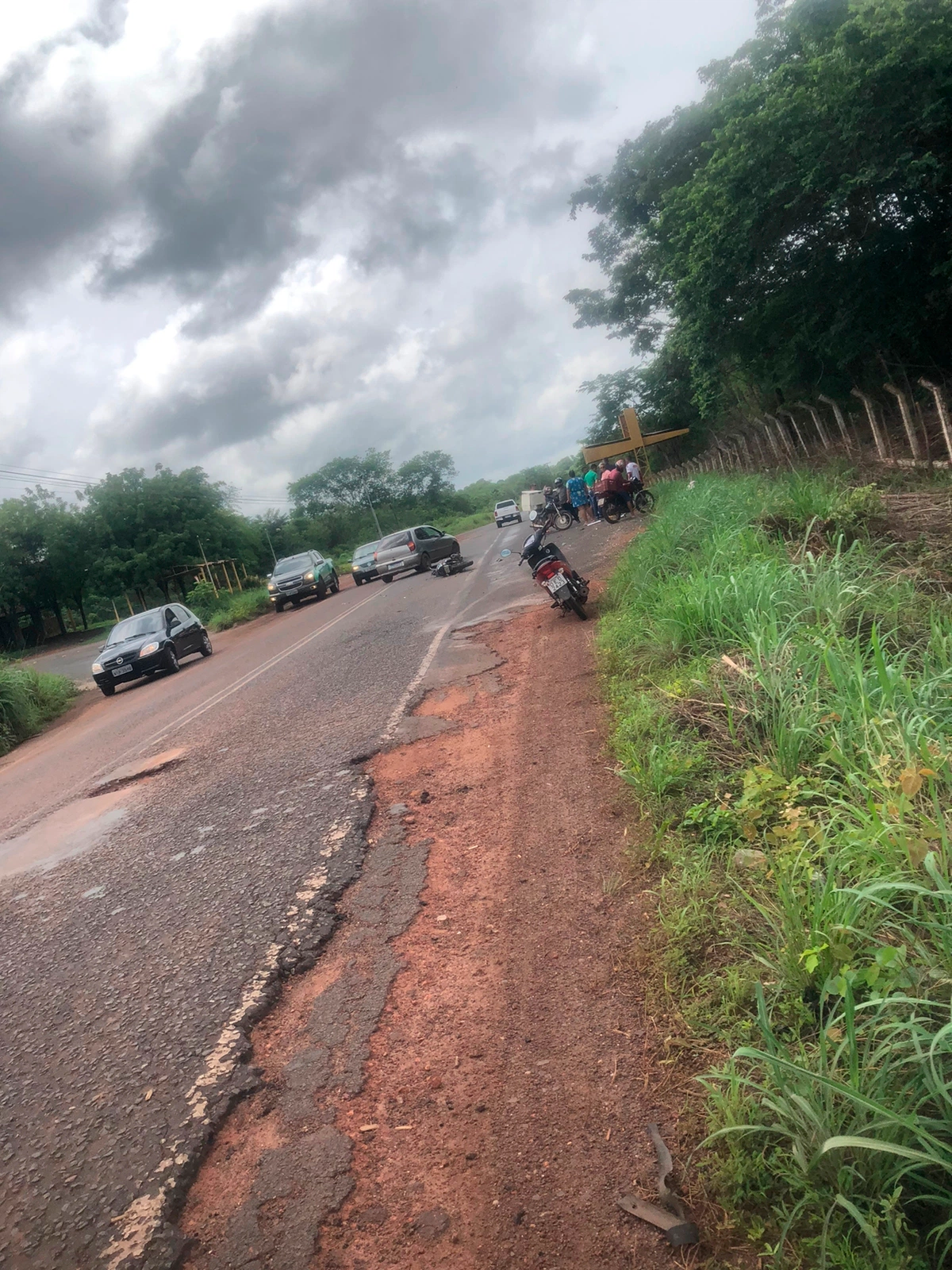 Trecho onde o acidente ocorreu fica localizado no povoado Caiçara na zona rural de José de Freitas