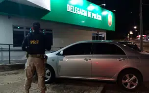 Homem é preso pela PRF com veículo objeto de estelionato, em Teresina