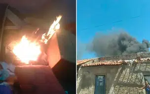 Adolescente incendeia a casa, grava vídeo e diz que vai matar a mãe em Picos