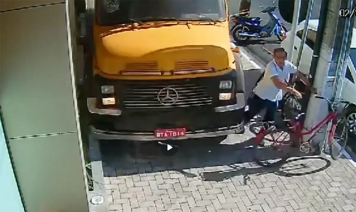 Ciclista Escapa Ileso de Incidente com Caminhão Desgovernado em Parnaíba
