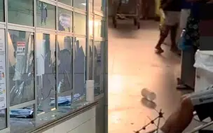 Paciente tem surto e quebra vidraças no Hospital de Urgências de Teresina