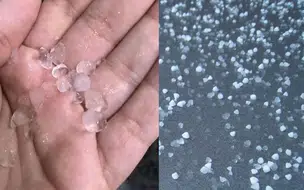 Chuva de granizo atinge Pedro II e moradores registram momento em vídeos