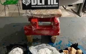 DEPRE apreende drogas sendo transportadas em ônibus em Floriano