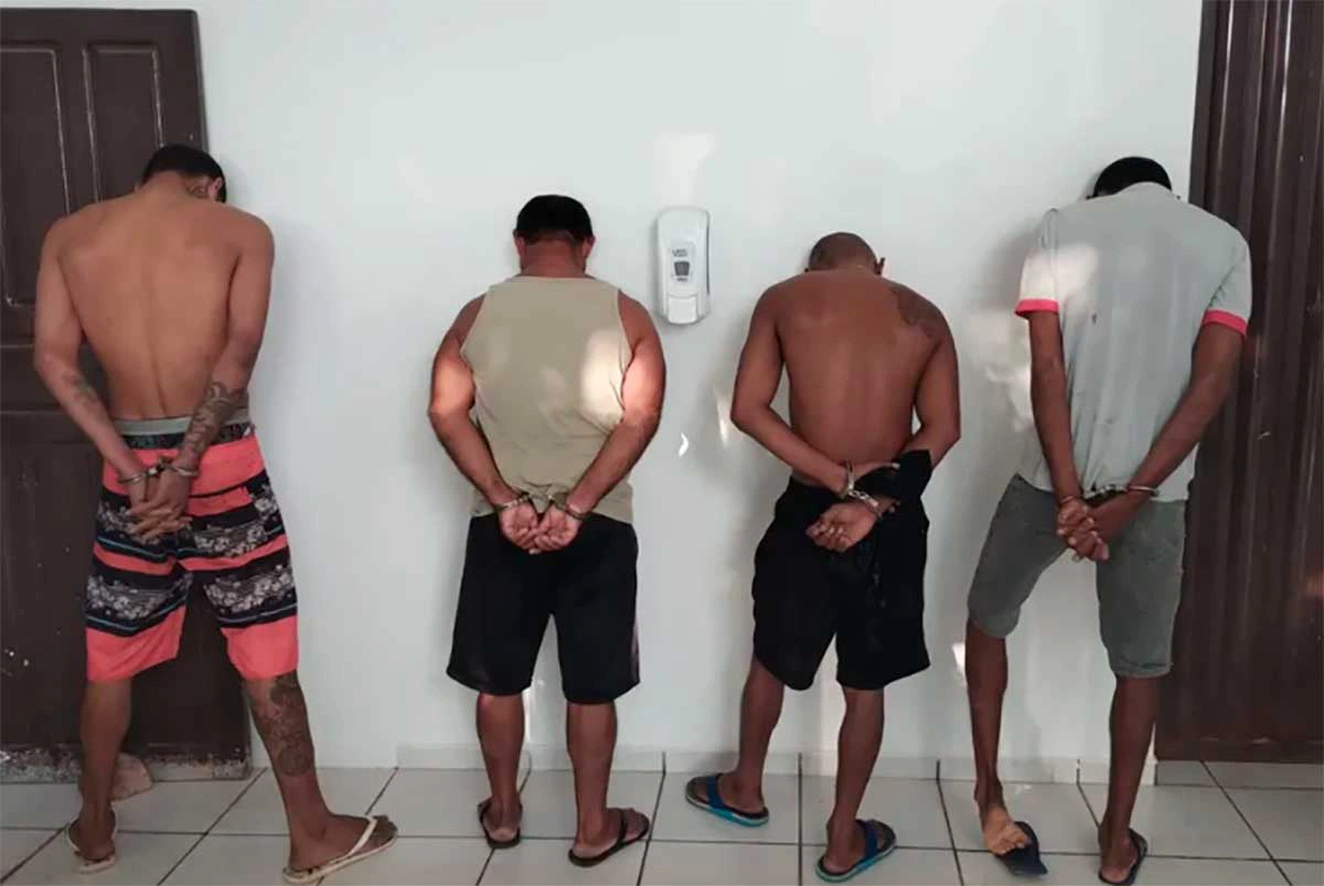 Indivíduos presos são suspeitos de integrar uma facção criminosa na região de Bom Jesus e Cristino Castro