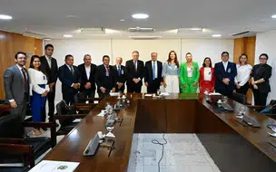 Florentino trata de melhorias para a região norte em audiência com Alckmin