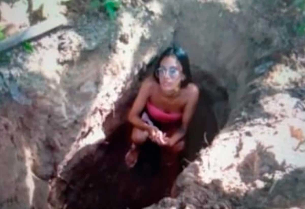 Gisele Vitória, vulgo "Sereia" foi encontrada enterrada em uma cova rasa em março de 2021