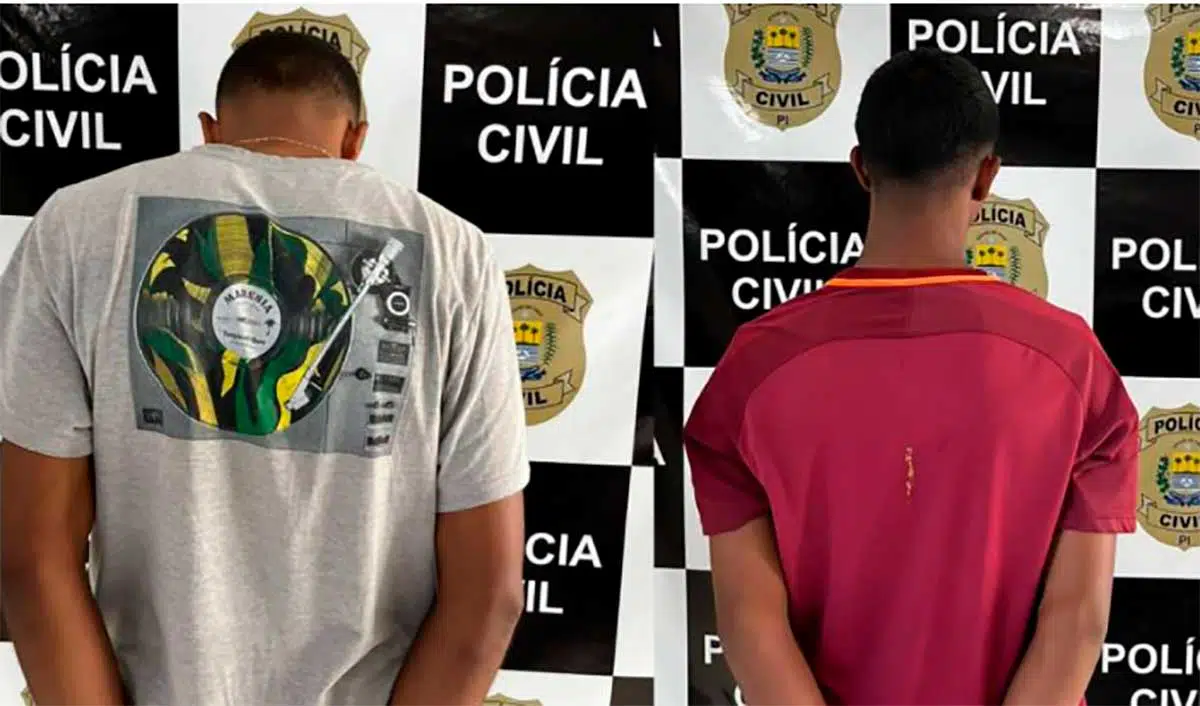 Segundo a investigação, os dois homens com mandado de prisão em aberto já praticam o crime de tráfico de drogas e fazem parte de uma organização criminosa