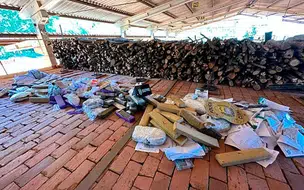 Polícia incinera mais de 130 kg de entorpecentes em operação contra o tráfico