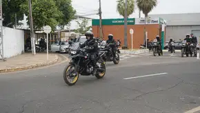 Escolta de motos da Rocam