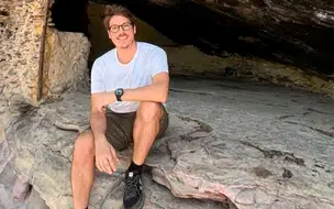 Humorista Fábio Porchat se encanta em visita à Serra da Capivara no Piauí