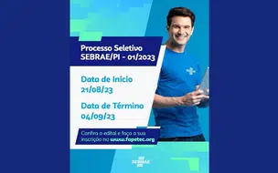 Sebrae Piauí abre processo seletivo para o cargo de analista técnico