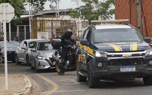 Muita segurança na chegada do presidente Lula no Piauí na capital Teresina