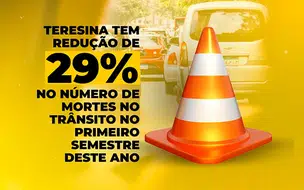 Teresina tem redução no número de mortes no trânsito no primeiro semestre do ano