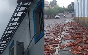 Chuva de granizo e fortes ventos deixam rastro de destruição em cidade do Piauí
