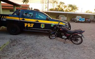 Motociclista sem placa é abordado pela PRF e acaba preso por receptação no Piauí