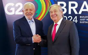 Secretário Geral da ONU pede liderança pelo exemplo do G20 em favor de paz