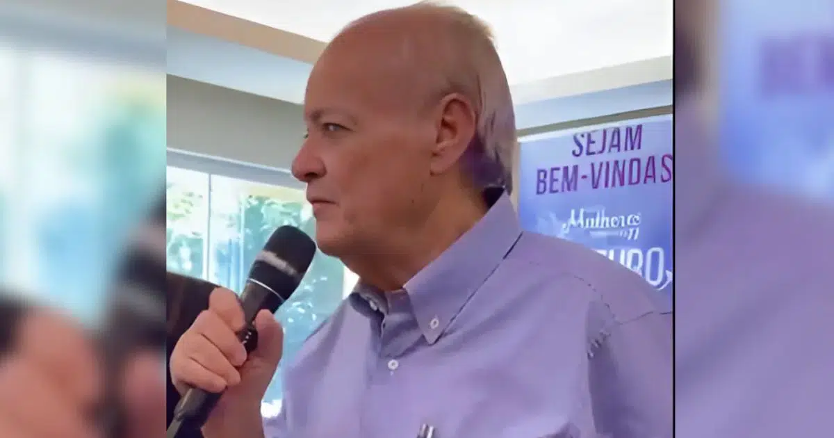 Silvio Mendes falando sobre deixar as diferenças políticas e ter um bom diálogo.