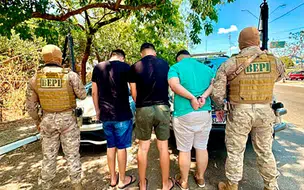 Trio é preso suspeito de aplicar golpes em agências bancárias de Teresina