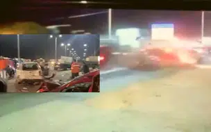 Vídeo: Carreta desgovernada atinge onze veículos na BR-135 no Maranhão